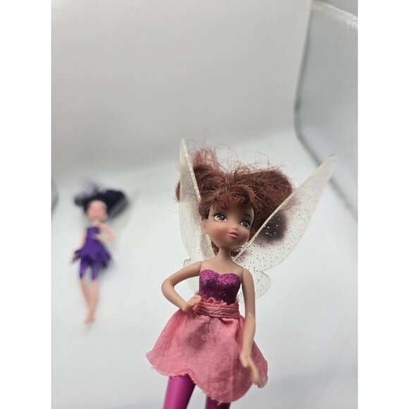 Sparkle Disney Fairies Secret Of The Wings 5" Figures Lot Of 4 One Broken Wing - Picture 6 of 10